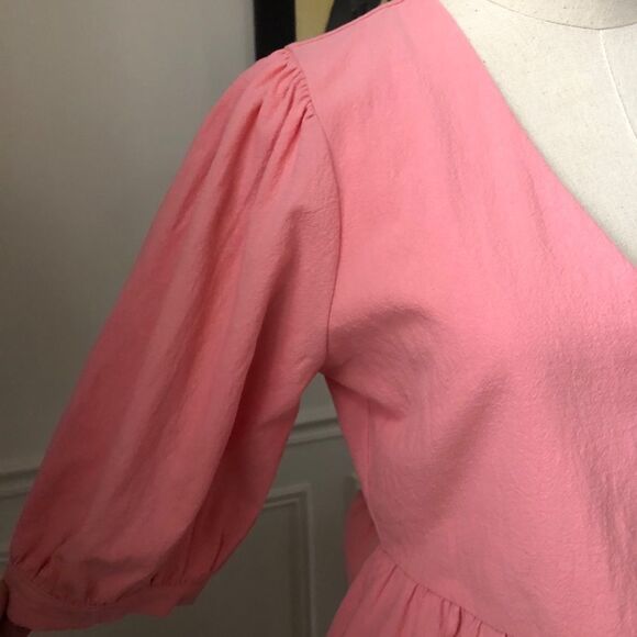 NWT The Good Jane Kaia Bubble Gum Crop Peplum S - Picture 5 of 10